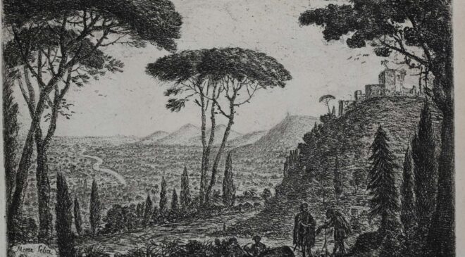 Veduta di Monselice inglese